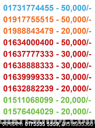 VIP Mobile Number BD Golden & Platinum SIM dhaka bd online